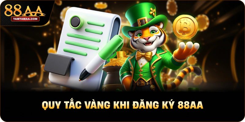 Quy tắc vàng khi đăng ký 88AA